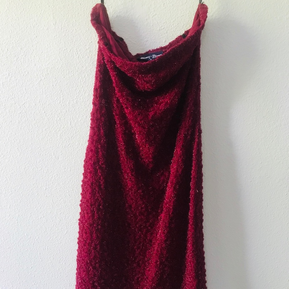 Vintage Michèle Bohbot Bodycon Red Dress